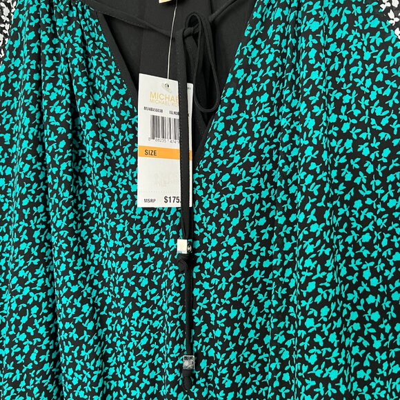 MK  size Small brand new  printed long sleeves mini dress - Picture 7 of 9